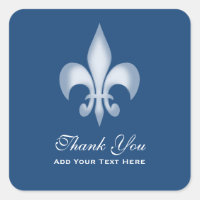 Azul oscuro Fleur transparente de Lis Gracias