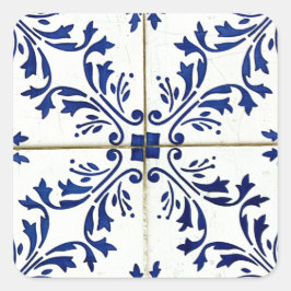 Pegatina Cuadrada Azulejos