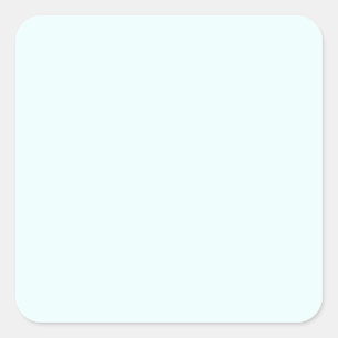 Pegatina Cuadrada Azure Mist Pale Blue F0FFFF - Opción para agregar