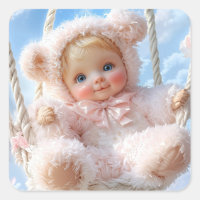 Baby Bodysuit T-shirt. 3D illustration of a pink