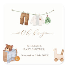 Baby Shower de ropa mínima de Boho Boy