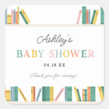 Baby Shower del libro de historias sobre temas