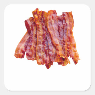 Pegatina Cuadrada Bacon