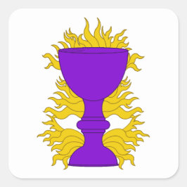 Pegatina Cuadrada Badge SCA Saint Bunstable Populace