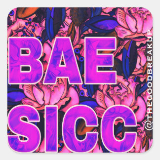 Pegatina Cuadrada Bae Sicc