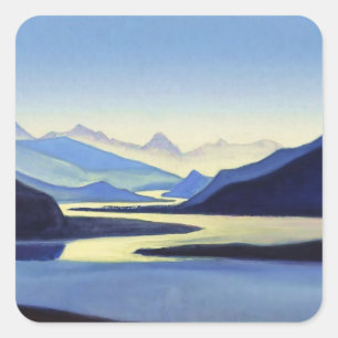 Pegatina Cuadrada “Bahamaputra” de Nicholas Roerich
