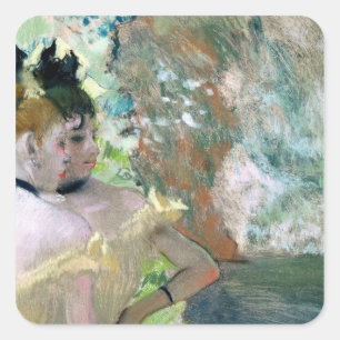 Pegatina Cuadrada Bailarines de Edgar Degas el   en las alas