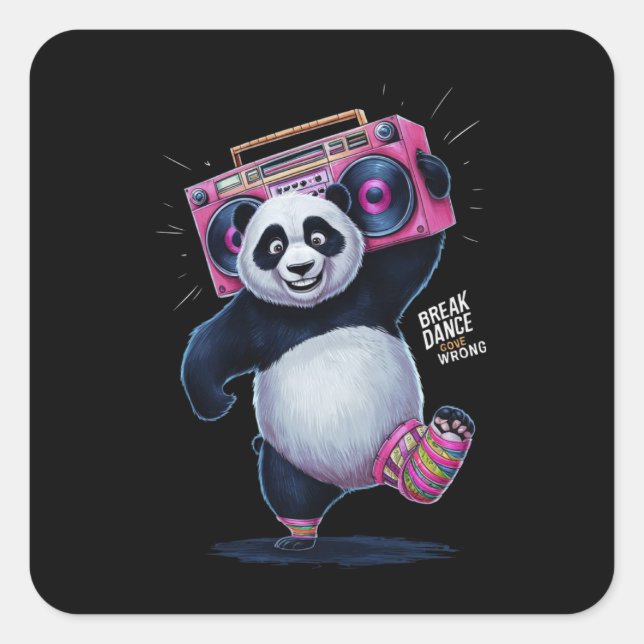 Pegatina Cuadrada 'BAILE DE ROMPOS' y 'SE EQUIVOCARON (Anverso)