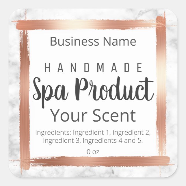 Pegatina Cuadrada Baldosas de jabón de mármol Revestimiento Baño Bom (Anverso)