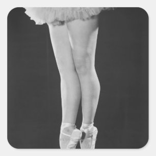 Pegatina Cuadrada Ballerina