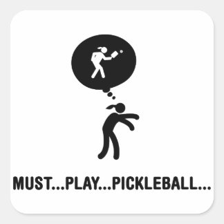 Pegatina Cuadrada Baloncesto