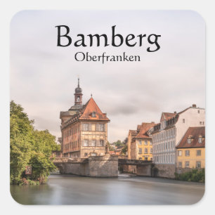 Pegatina Cuadrada Bamberg