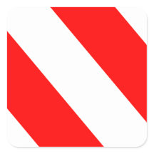 Bandas de advertencia rojas blancas