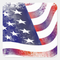 Bandera Americana Fachada Al Estilo Grunge Patriót