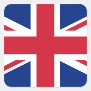 Pegatina Cuadrada Bandera británica