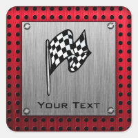 Bandera controlada; apariencia de aluminio cepilla