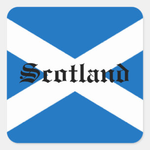 Pegatina Cuadrada Bandera de Escocia