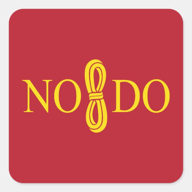 Pegatina Cuadrada Bandera de Sevilla, España (Anverso)