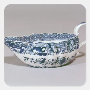 Pegatina Cuadrada Barco con salsa Derby, c.1765