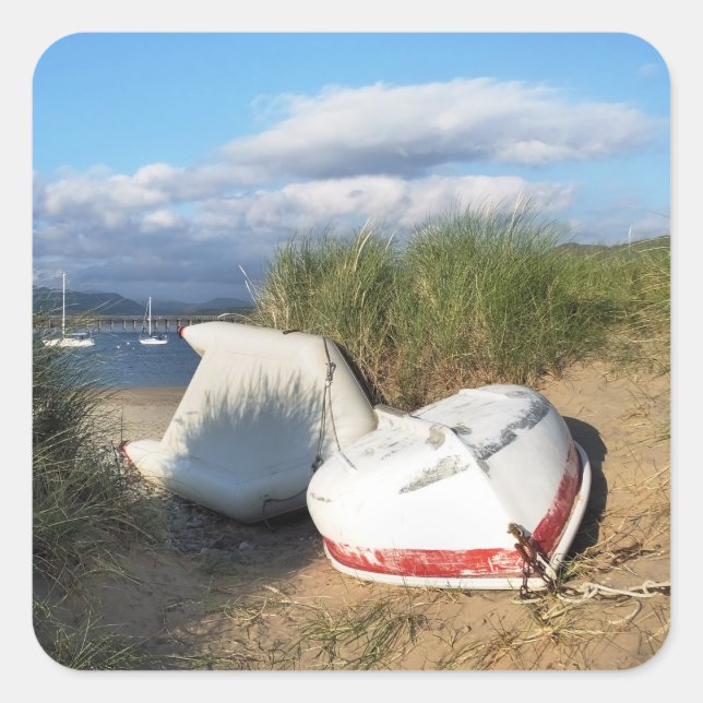 PEGATINA CUADRADA BARCOS (Anverso)