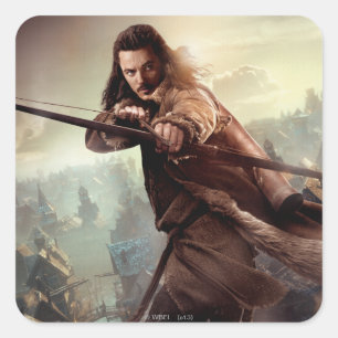 Pegatina Cuadrada BARD THE BOWMAN™ Character Poster 3