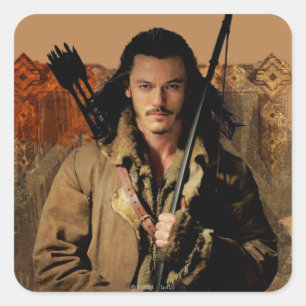 Pegatina Cuadrada BARD THE BOWMAN™ Framed Graphic