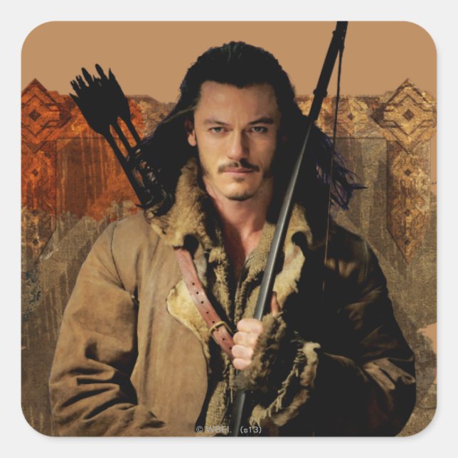 Pegatina Cuadrada BARD THE BOWMAN™ Framed Graphic (Anverso)
