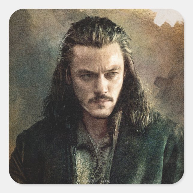 Pegatina Cuadrada BARD THE BOWMAN™ Graphic (Anverso)