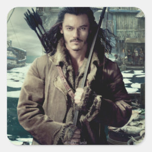 Pegatina Cuadrada BARD THE BOWMAN™ in Laketown