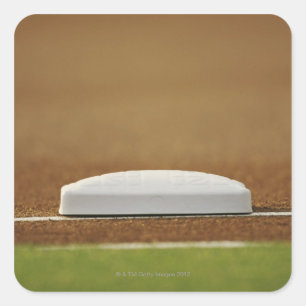 Pegatina Cuadrada Base de béisbol