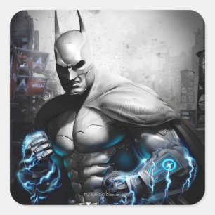 Pegatina Cuadrada Batman - Lightning