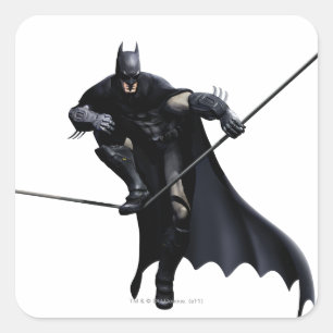 Pegatina Cuadrada Batman Stepping On Line