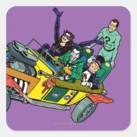 Batman Villains En Jokermobile