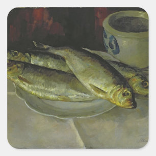 Pegatina Cuadrada Bautismo de los chamberlanes