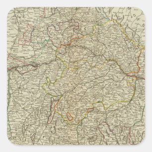 Pegatina Cuadrada Baviera 2