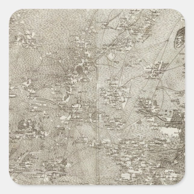 Pegatina Cuadrada Bazas (Anverso)