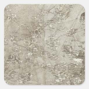 Pegatina Cuadrada Bazas