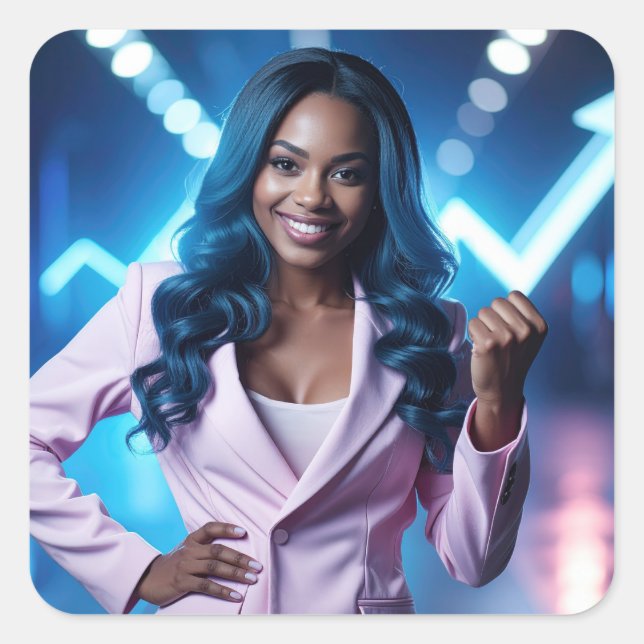 PEGATINA CUADRADA BE DIFFERENT (Anverso)