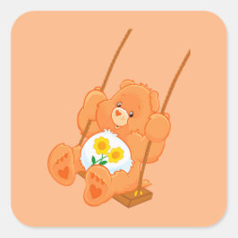 Pegatina Cuadrada Bear