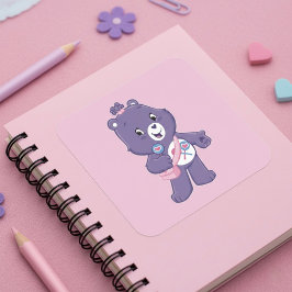 Pegatina Cuadrada Bear