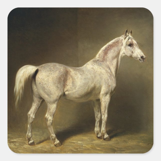 Pegatina Cuadrada Beatrice' (Anverso)