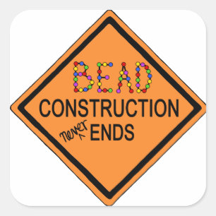 Pegatina Cuadrada Bebida para siempre