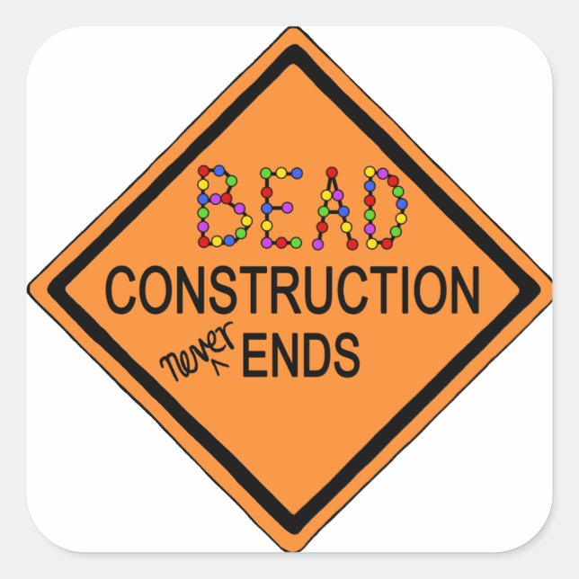 Pegatina Cuadrada Bebida para siempre (Anverso)