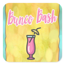 Bebida rosa Bunco Bash