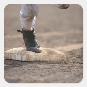 Pegatina Cuadrada Béisbol 3
