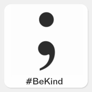 Pegatina Cuadrada BeKind