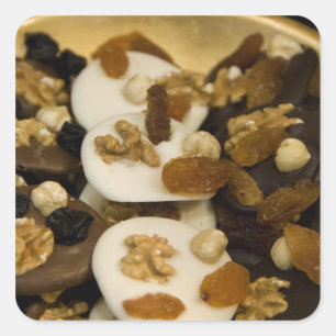 Pegatina Cuadrada Bélgica, Bruselas. Belga 2