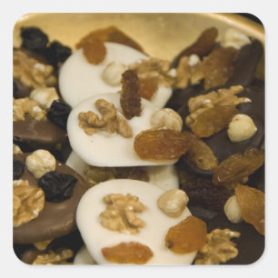 Pegatina Cuadrada Bélgica, Bruselas. Belga 2