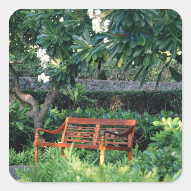 Pegatina Cuadrada Bench (Anverso)