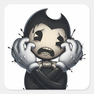Pegatina Cuadrada Bendy Sticker | Bendy and the Ink Machine Vinyl Ch